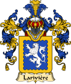 French Family Coat of Arms (v.25) Rivière (de la)