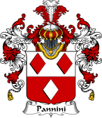 Italian Family Coat of Arms (v.25b) Pannini