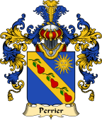 French Family Coat of Arms (v.25) Perrier