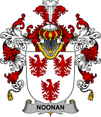 Irish Family Coat of Arms (v.25b) Noonan or O