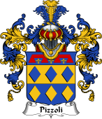 Italian Family Coat of Arms (v.25b) Pizzoli