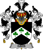 Irish Family Coat of Arms (v.25b) Davis