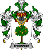 Irish Family Coat of Arms (v.25b) Connor or O