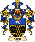 Irish Family Coat of Arms (v.25a) Cooke