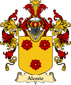 Italian Family Coat of Arms (v.25a) Alessio