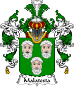 Italian Family Coat of Arms (v.25b) Malatesta