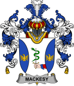 Irish Family Coat of Arms (v.25b) Mackesy