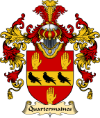 Irish Family Coat of Arms (v.25a) Quartermaines