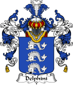 Italian Family Coat of Arms (v.25b) Delphini