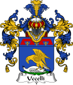 Italian Family Coat of Arms (v.25b) Uccelli