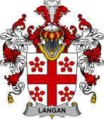 Irish Family Coat of Arms (v.25b) Langan or O