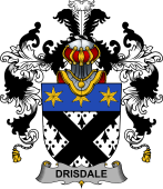 Irish Family Coat of Arms (v.25b) Drisdale