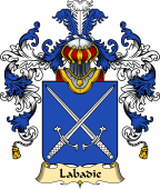 French Family Coat of Arms (v.25) Labadie