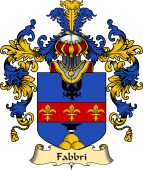 Italian Family Coat of Arms (v.25a) Fabbri