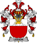 Irish Family Coat of Arms (v.25b) Leeson