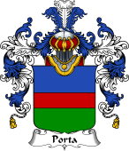 Italian Family Coat of Arms (v.25b) Porta