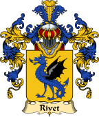 French Family Coat of Arms (v.25) Rivet