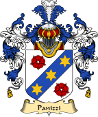 Italian Family Coat of Arms (v.25a) Panizzi