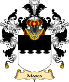Italian Family Coat of Arms (v.25a) Masca