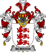 Irish Family Coat of Arms (v.25b) McMahon or McMahan
