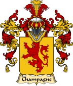 French Family Coat of Arms (v.25) Champagne