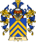 French Family Coat of Arms (v.25) Bertin