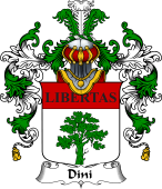 Italian Family Coat of Arms (v.25b) Dini