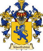 Italian Family Coat of Arms (v.25a) Manfredini
