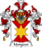 Italian Family Coat of Arms (v.25b) Mangano