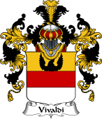 Italian Family Coat of Arms (v.25b) Vivaldi
