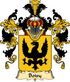 French Family Coat of Arms (v.25) Boisy