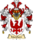 Irish Family Coat of Arms (v.25a) MacGlynn or Gleen