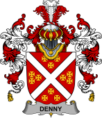 Irish Family Coat of Arms (v.25b) Denny