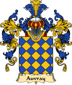 French Family Coat of Arms (v.25) Auvray