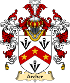 Irish Family Coat of Arms (v.25a) Archer