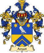 Italian Family Coat of Arms (v.25a) Amati