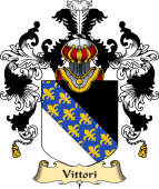 Italian Family Coat of Arms (v.25a) Vittori