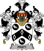 Irish Family Coat of Arms (v.25b) Pratt