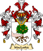 Irish Family Coat of Arms (v.25a) MacLoskie or MacLuskie