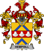 Irish Family Coat of Arms (v.25b) Hemphill