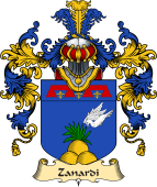 Italian Family Coat of Arms (v.25a) Zanardi