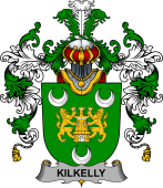 Irish Family Coat of Arms (v.25b) Kilkelly or Killikelly