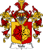 Italian Family Coat of Arms (v.25b) Valle