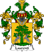 Italian Family Coat of Arms (v.25b) Laurenti