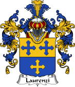 Italian Family Coat of Arms (v.25b) Laurenzi