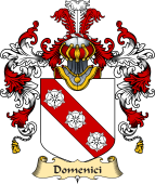 Italian Family Coat of Arms (v.25a) Domenici (Dominici)