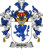 Irish Family Coat of Arms (v.25b) Mason