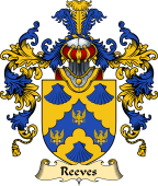 Irish Family Coat of Arms (v.25a) Reeves or Reve