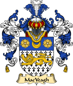 Irish Family Coat of Arms (v.25a) MacVeagh or MacFingah
