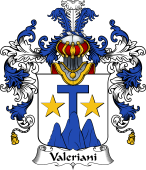 Italian Family Coat of Arms (v.25b) Valeriani